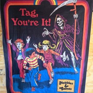 Hobbies & Games "Tag, You're It!" Graphic Poster tapestry